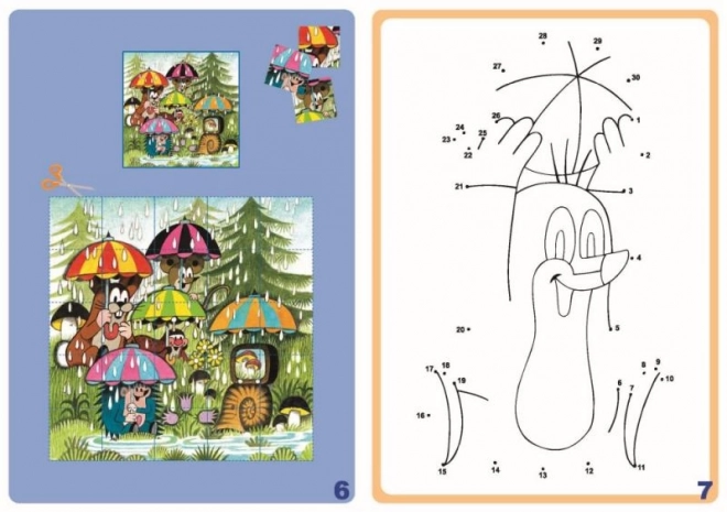 Omalovánka A4 book Krtek a zvířatka + samolepky