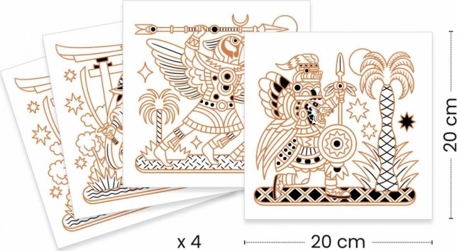 Třpytivé omalovánky Egypt