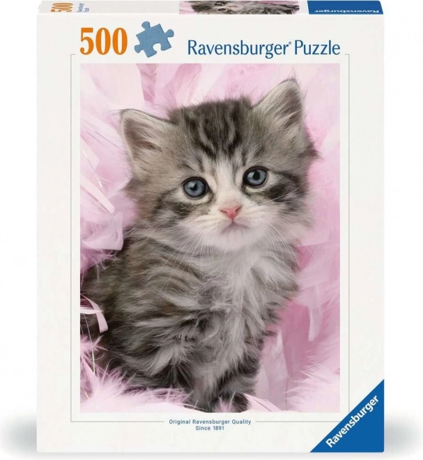 RAVENSBURGER Puzzle Roztomilé kotě 500 dílků