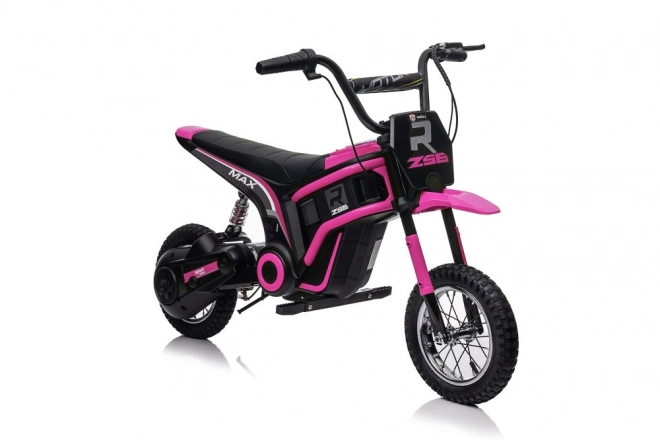 Dětská Motorka S Baterií Růžová