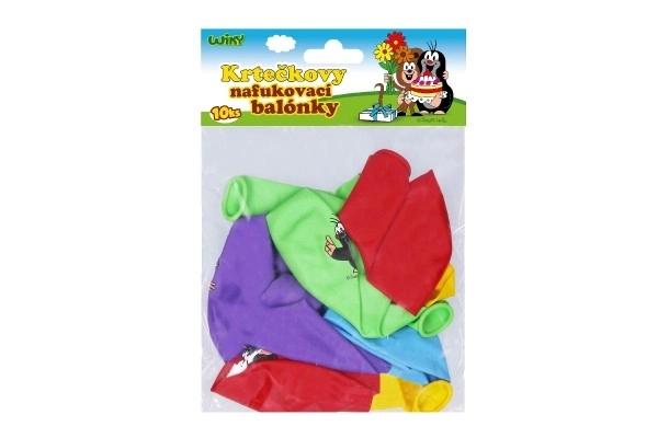 Balónek nafukovací Krtek 30 cm - 10 kusů