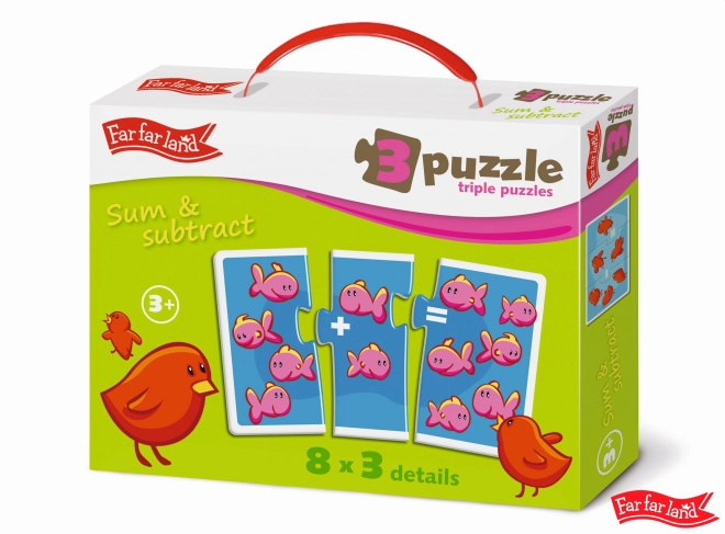Far Far Land Puzzle s počty 8 obrázků