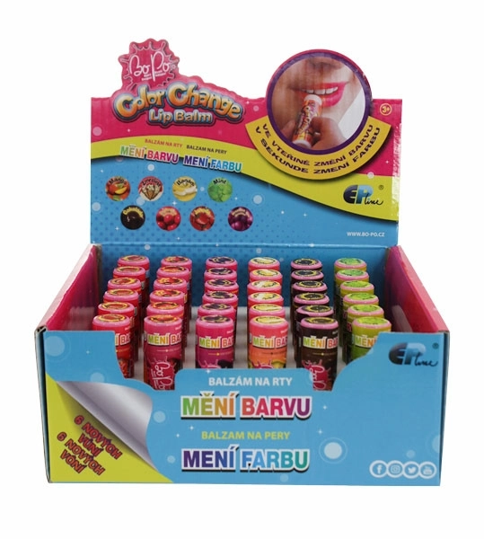 Bo-Po Balzám na rty měnící barvu