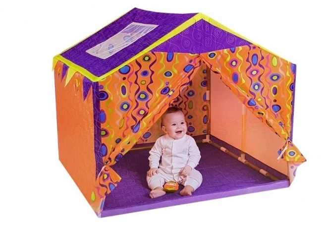 Barevný dětský stan 112 cm x 110 cm x 102 cm