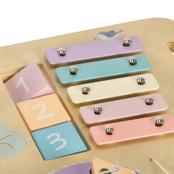 Interaktivní montessori stolek Lulilo růžový