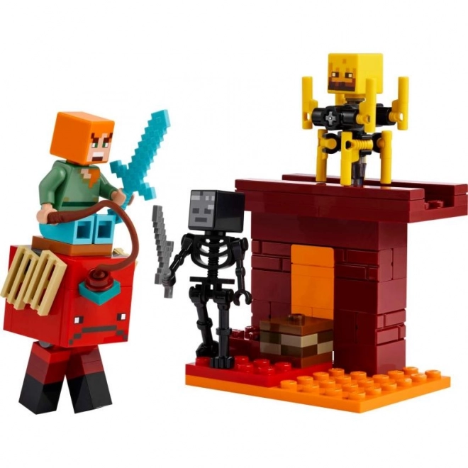 LEGO Minecraft Bitva na mostě v Netheru