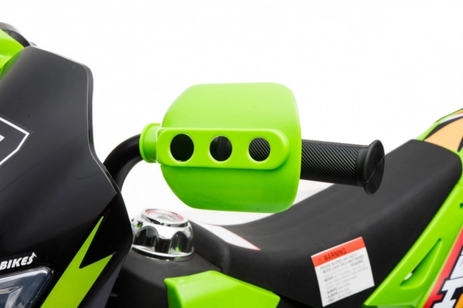 Dětské kolo Cross Battery vehicle Green + Assist wheels + LED sounds