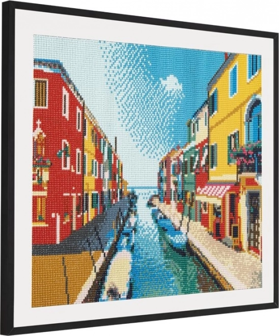 GRAFIX Diamantové malování Vodní kanál 40x50cm