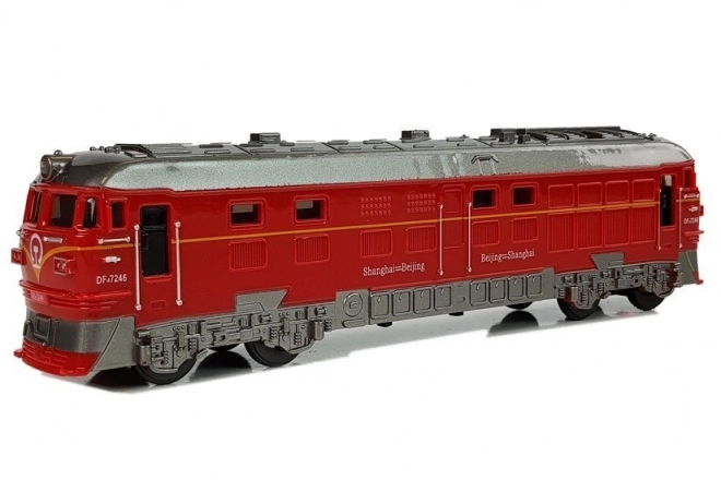 Lokomotiva Pendolino se světlem a zvukem Červená