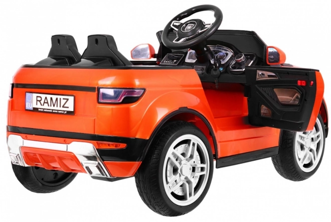 Elektrické autíčko sportovní Rapid Racer oranžové