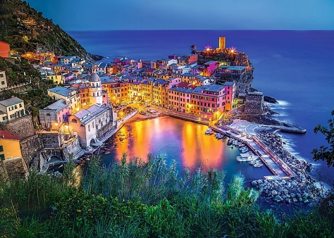 Puzzle 2000 Prvky Vernazza za soumraku