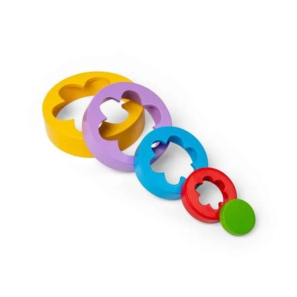 Stohovací květinová věž Bigjigs Toys