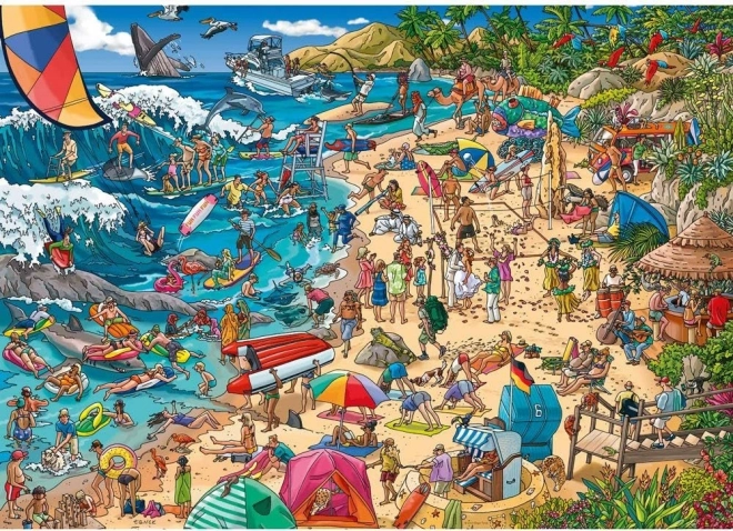 Puzzle Mořské pobřeží 1000 dílků