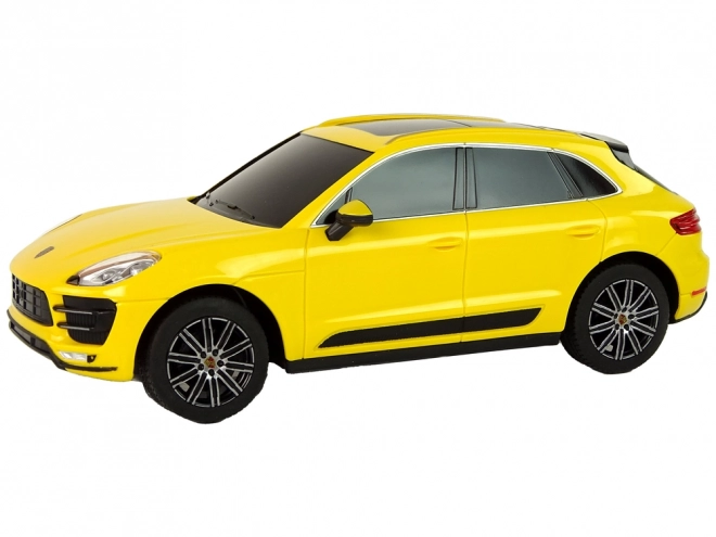 Auto R/C Porsche Macan Turbo 1:24 Rastar – Žluté