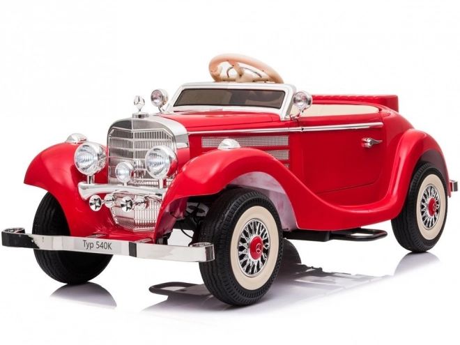 Retro auto na akumulátor Mercedes-Benz 540K – Červené
