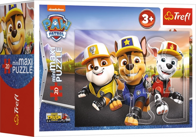 Puzzle Tlapková patrola miniMAXI 20 dílků