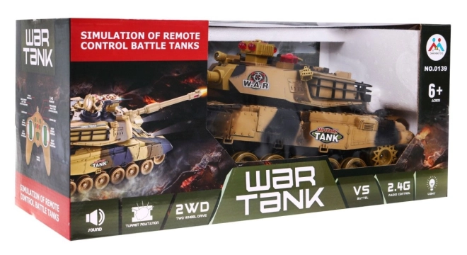 R/C tank 2,4GHz – Béžový