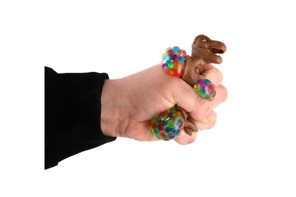 Dinosaurus antistresový mačkací sliz 7x5cm 4 barvy v sáčku