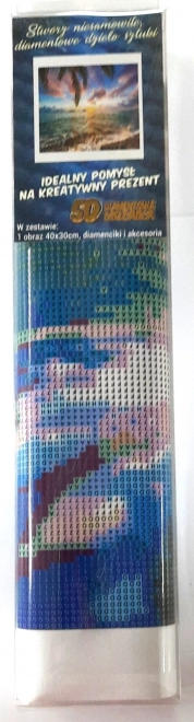 Norimpex Diamantové malování Západ slunce v ráji 30x40cm