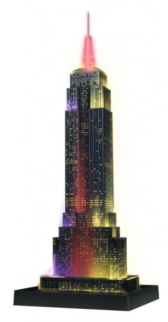 RAVENSBURGER Svítící 3D puzzle Noční edice Empire State Building 216 dílků