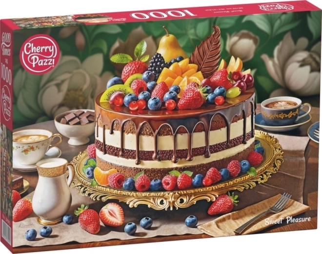 Cherry Pazzi puzzle sladké potěšení – dort 1000 dílků