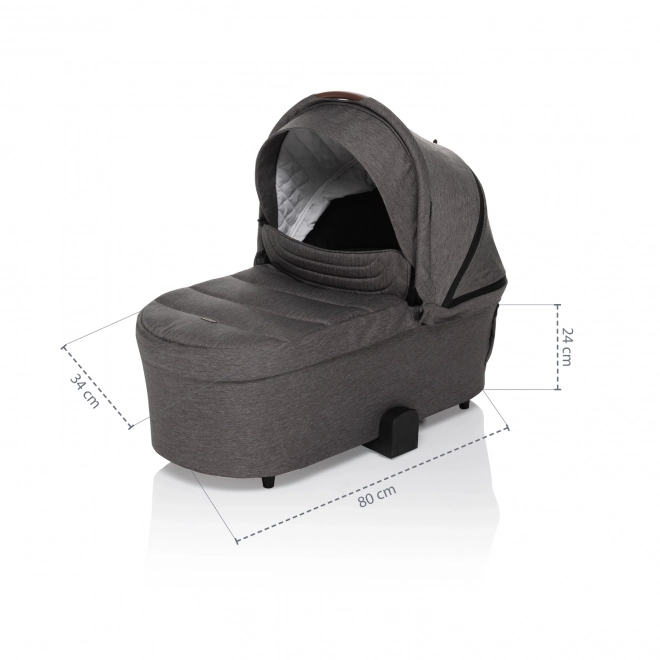 Hluboká korba ke sportovnímu kočárku Move XL, Silver Grey