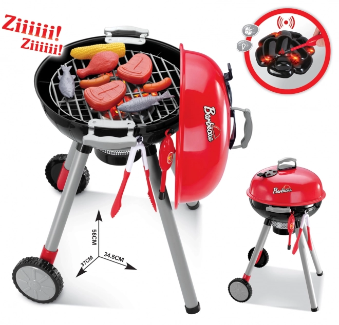 Dětský grill se světly a zvuky  na baterie
