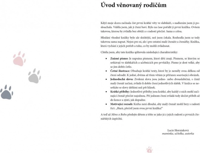 Snadné první čtení: Mína a Bubu