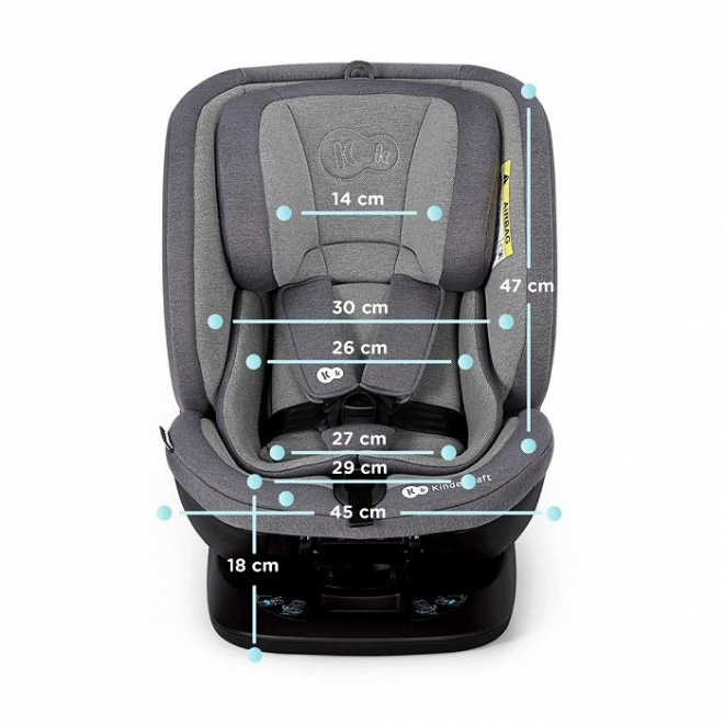 Autosedačka Xpedition 0-36 kg systém Isofix – Šedá