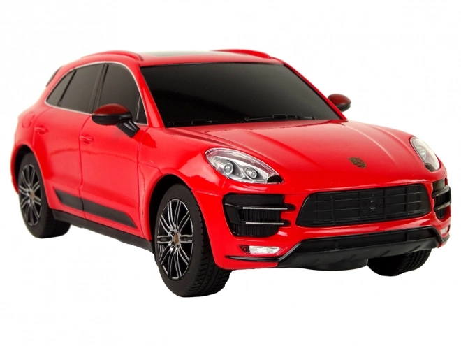Auto R/C Porsche Macan Turbo 1:24 Rastar – Červené