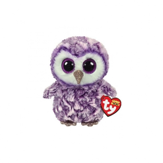 TY Beanie Boos Fialová sova Maskot