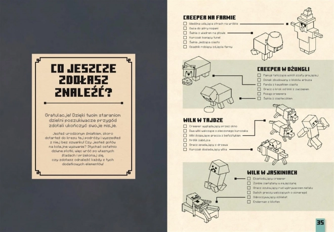 Minecraft Brožura. Chyťte Creepera a další Mobyho hry