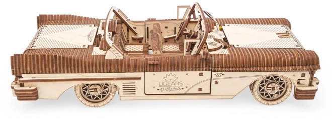 3D dřevěné mechanické auto model Kabriolet snů