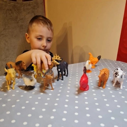 Zvířata na farmě - sada figurek 12ks
