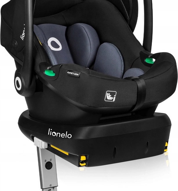 Lionelo autosedačka Astrid i-Size černo-šedá