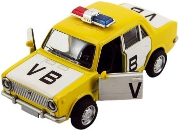 Policejní auto VB Lada 1200 na baterie se zvukem a světlem