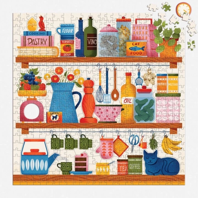 Puzzle základní kuchyňské potřeby 500 dílků