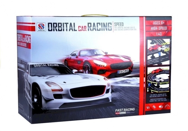 Závodní dráha Slot Cars s auty a ovladači