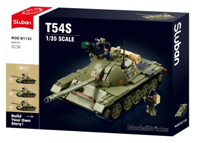 Sluban Model Medium Tank (MBT) 3v1  M38-B1135