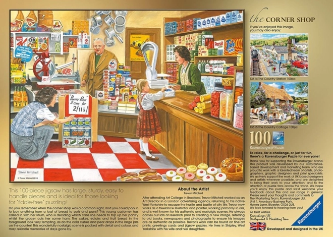 Ravensburger Puzzle Obchod na rohu ulice 100 dílků