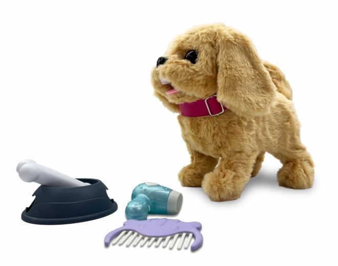 Mazlíci hrací set - pejsek Alík béžový