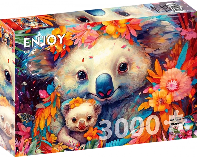 Puzzle Mazlení s koalou 3000 dílků