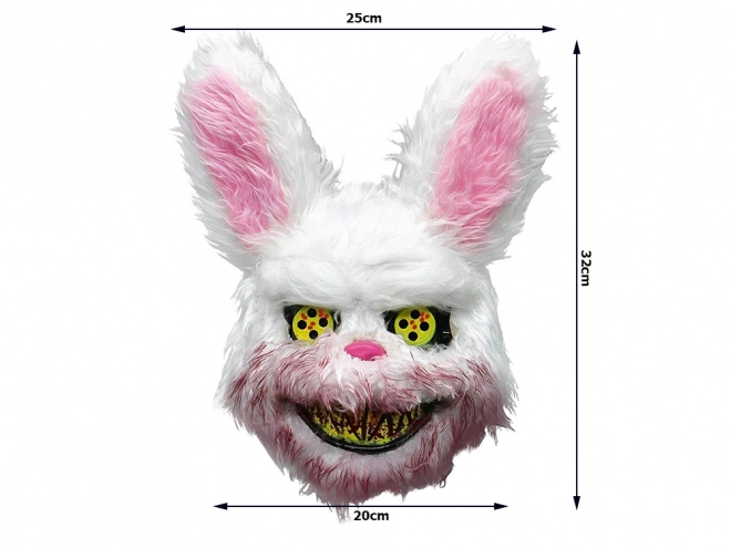 Halloweenská maska Králík strašidelné stvoření