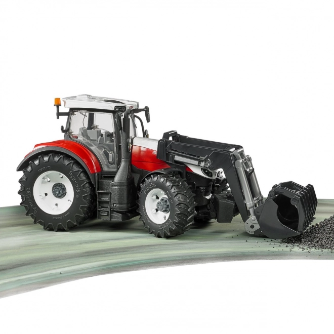 Bruder traktor Steyr Terrus CVT s čelním nakladačem