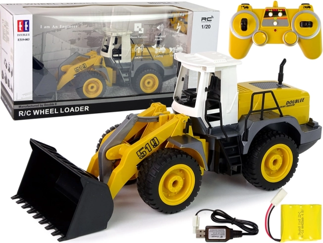 RC nakladač 1:20 se zdvihacím ramenem