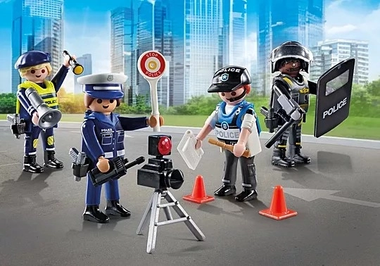 Akční hrdinové – sada policejních figurek