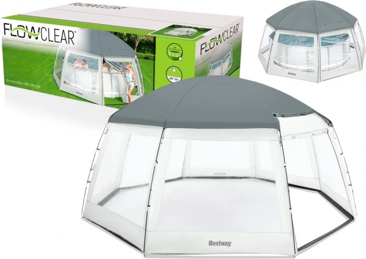 Altán pro bazén 600 × 600 × 295 cm Bestway