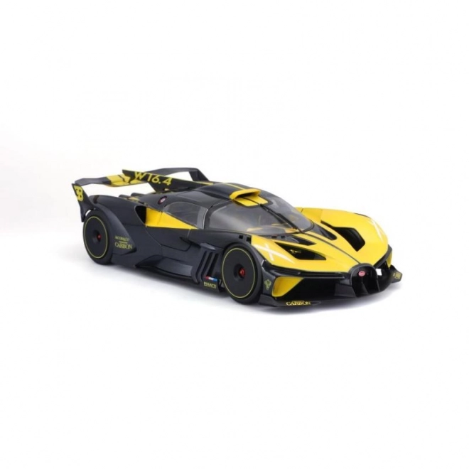 Model auta Bugatti Bolide 1:18 Žlutá/Černá