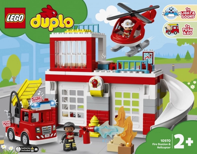 LEGO DUPLO 10970 Hasičská stanice a vrtulník