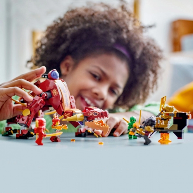 Lego NINJAGO Ohňový drak měnící se v ohnivou vlnu